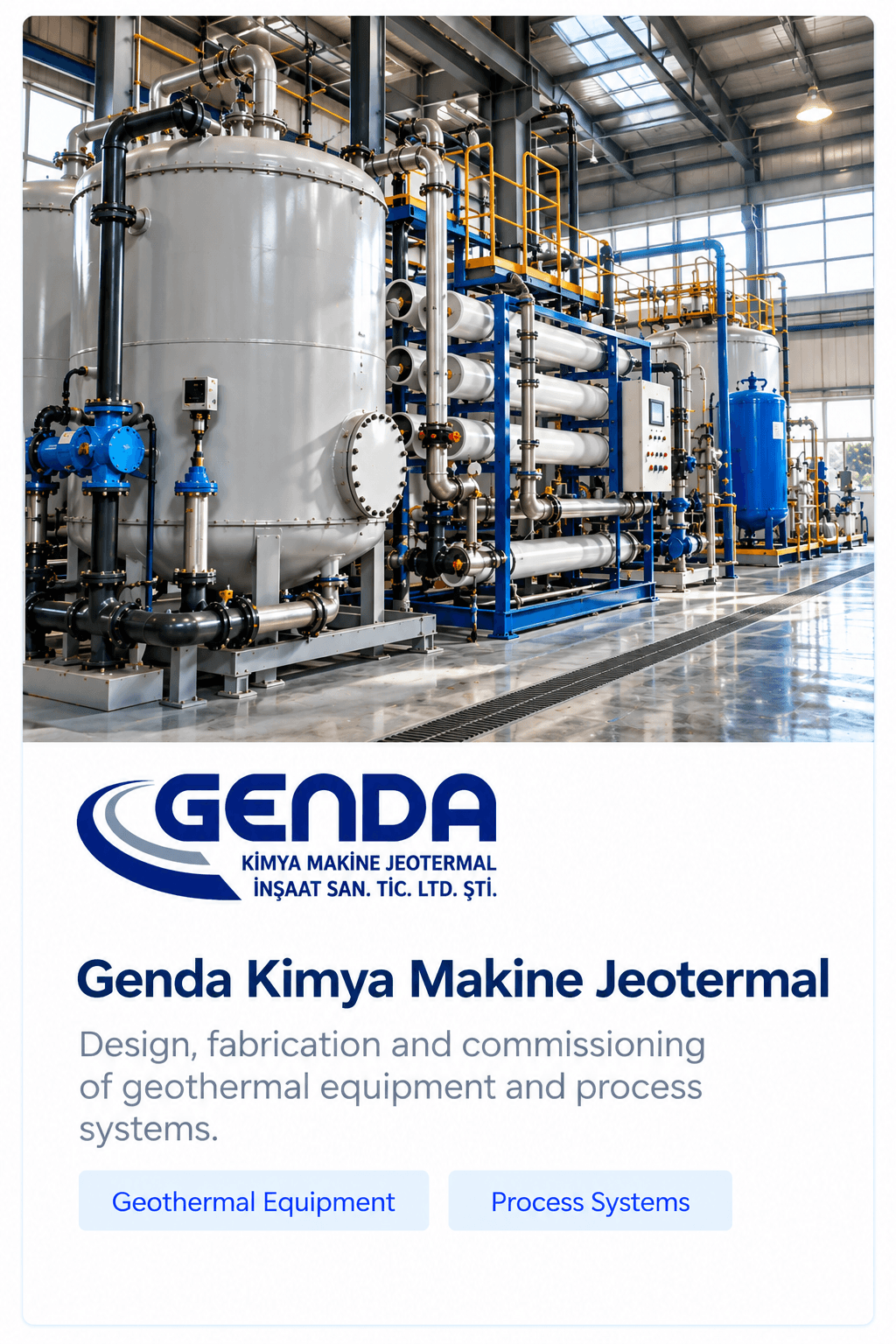 Genda Kimya Makine Jeotermal