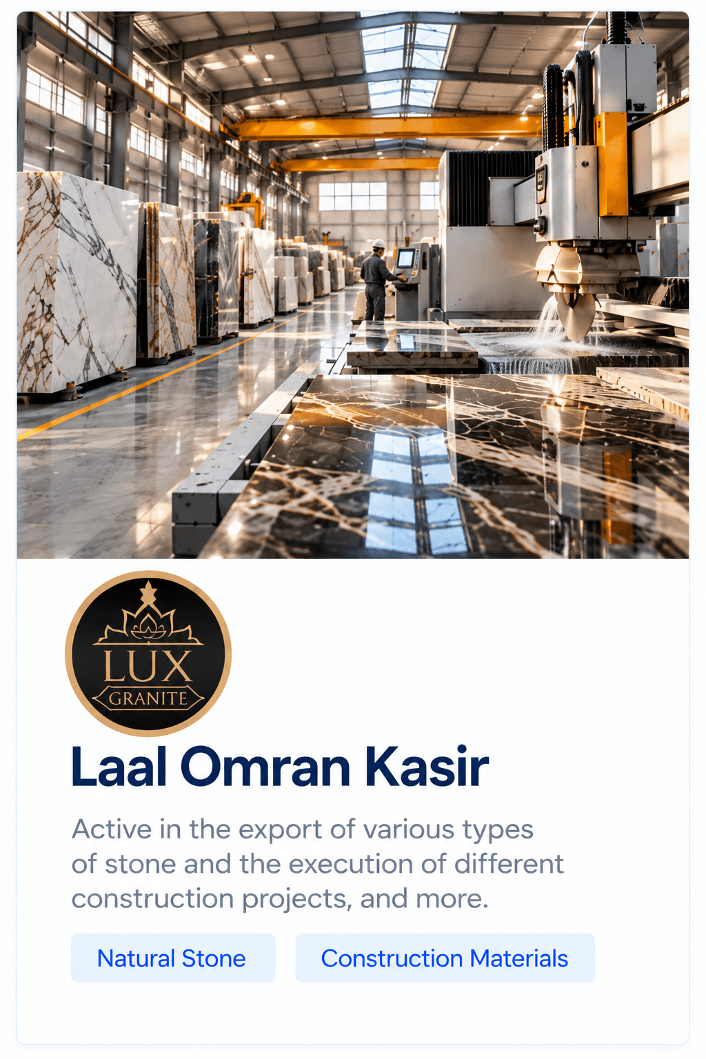 Laal Omran Kasir - Lux Granite
