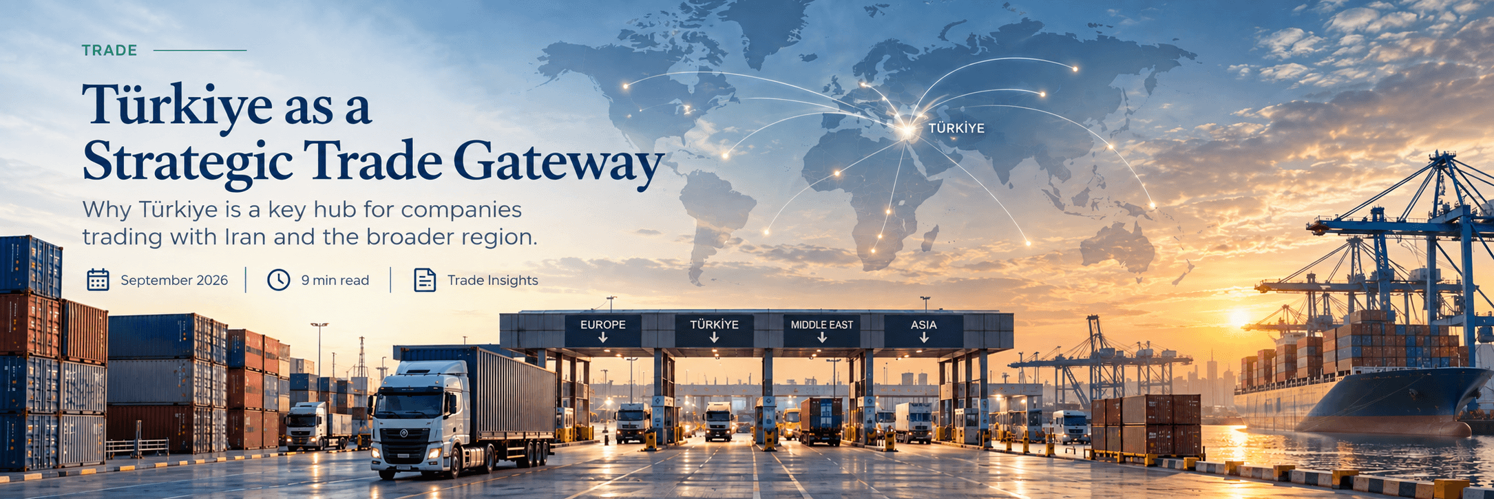 Türkiye as a Strategic Trade Gateway