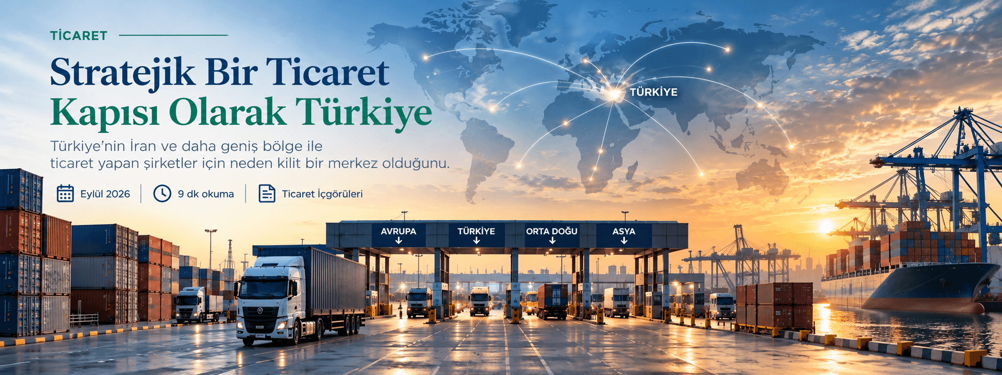 Stratejik Bir Ticaret Kapısı Olarak Türkiye